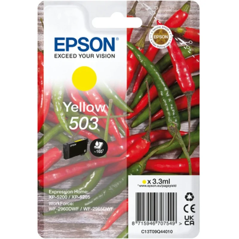 Original Ink Cartridge Epson C13T09Q44020 Yellow Black