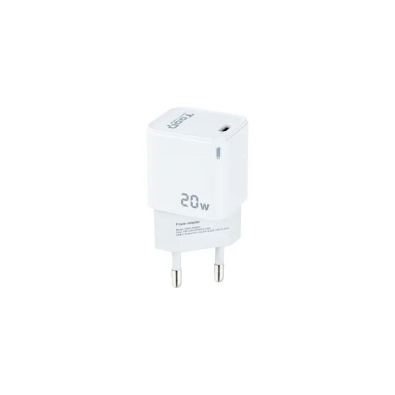 Wall Charger TooQ TQWC-PD20WT White 20 W (1 Unit)