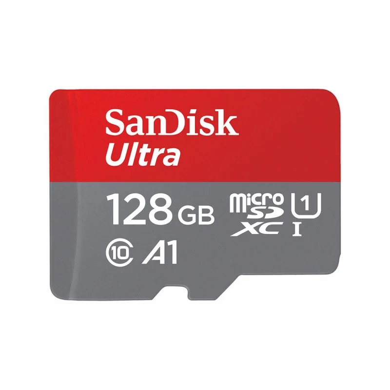 Micro SD Memory Card with Adaptor SanDisk SDSQUNR-128G-GN3MA C10 80 MB/s-100 MB/s