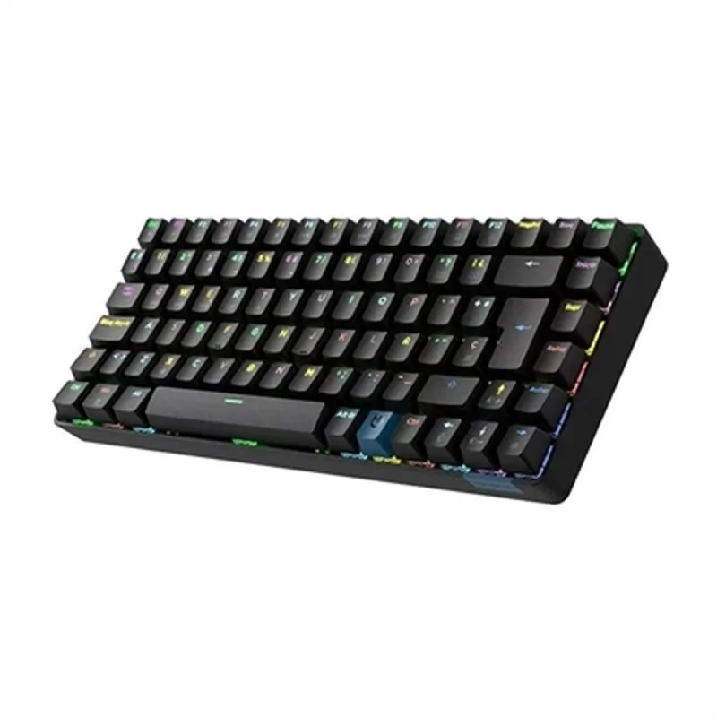 Keyboard Hiditec GKE010005 Black Spanish Qwerty QWERTY