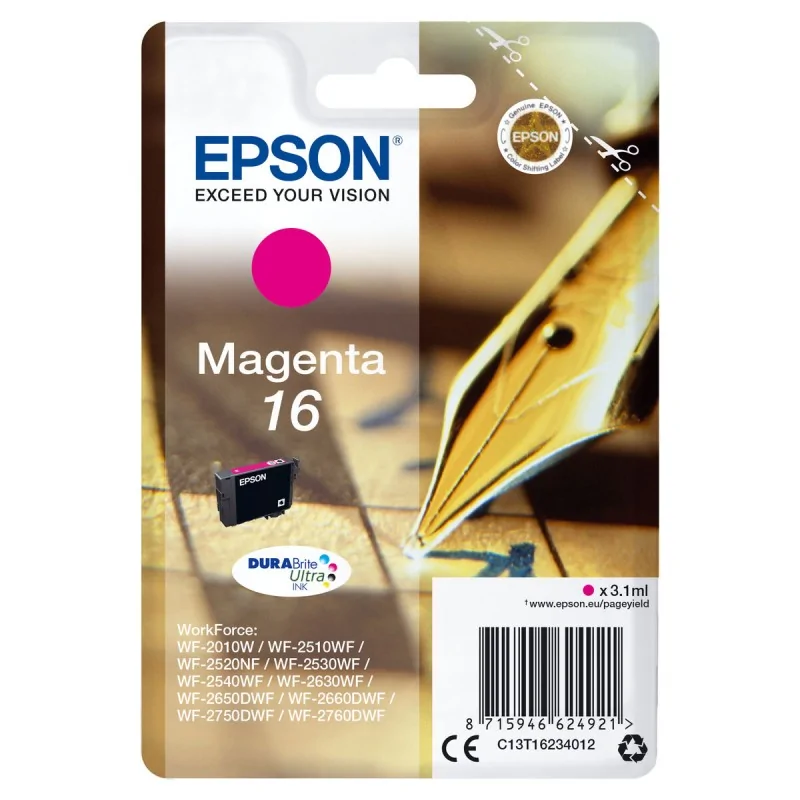 Original Ink Cartridge Epson Cartucho 16 magenta Magenta