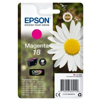 Original Ink Cartridge Epson C13T18034012 Magenta