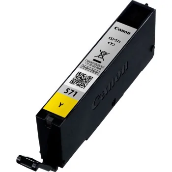 Original Ink Cartridge Canon CLI-571Y Yellow