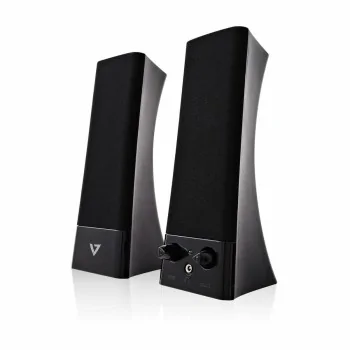 PC Speakers V7 SP2500-USB-6N Black 10 W