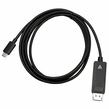 USB-C to DisplayPort Adapter V7 V7USBCDP14-2M Black 2 m...