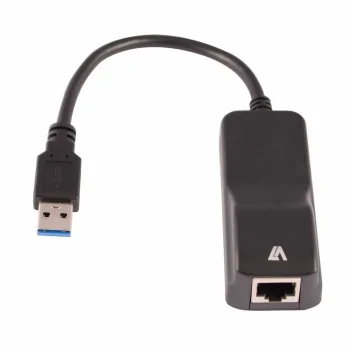 Ethernet to USB adapter V7 CBLUSB3RJ-1N Black