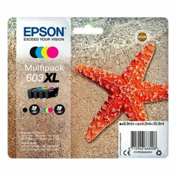 Original Ink Cartridge Epson C13T03A64010 Multicolour Black