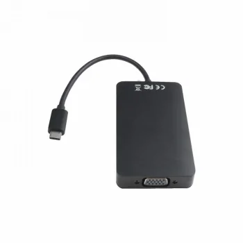 USB Hub V7 V7UC-U3CRJ45HDVG-BLK Black