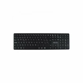 Bluetooth Keyboard V7 KW550 BT Black Spanish Qwerty