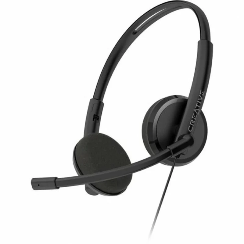 Headphones with Microphone Creative Technology HS-220 Black