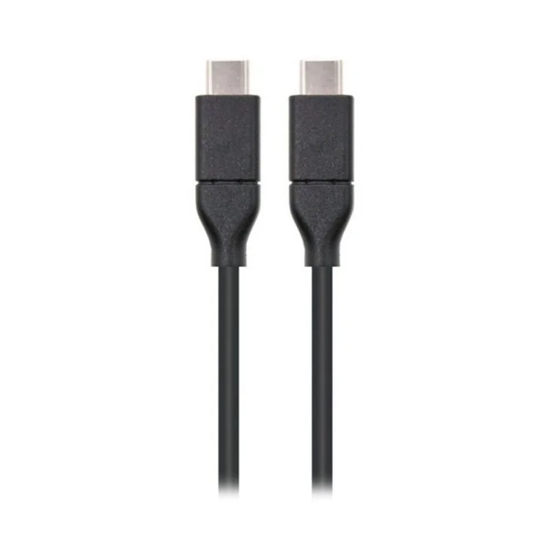 USB-C 3.1 Cable NANOCABLE 10.01.4101 Black (1 m)