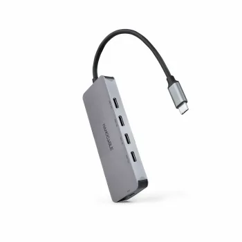 USB Hub NANOCABLE 10.16.4505 Grey