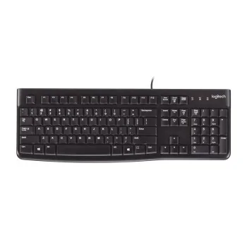 Keyboard Logitech K120 Black Spanish Qwerty Qwerty UK