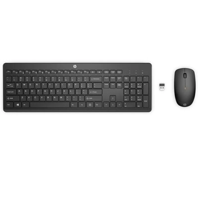 Keyboard and Mouse HP 1Y4D0UTABE Black QWERTY