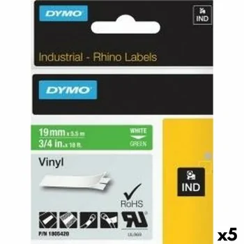 Laminated Tape for Labelling Machines Rhino Dymo ID1-19...