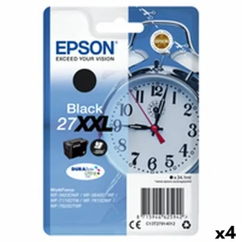 Original Ink Cartridge Epson WF-3000 7000 - Nº27XXL Black...