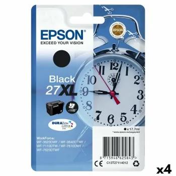 Original Ink Cartridge Epson WF-3000 7000 - Nº27XL Black...