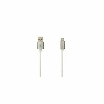 USB A to USB C Cable DCU Silver (1 m)