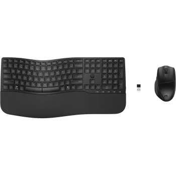 Keyboard and Mouse HP 8T6L7UTABE Black