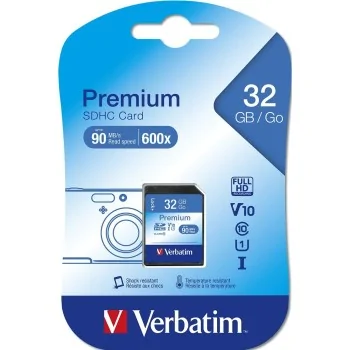 SD Memory Card Verbatim PREMIUM SDHC C10/U1 32 GB