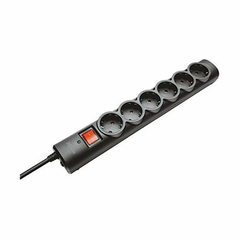 Schuko 6 Way Multi-socket Adapter Trust 21059 230 V