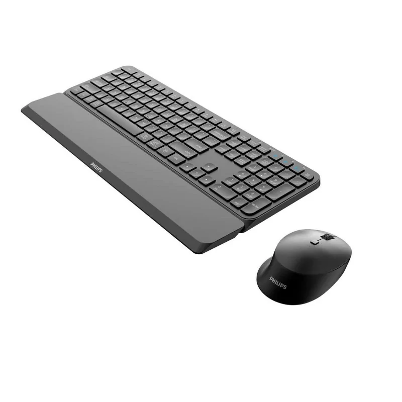 Keyboard and Mouse Philips SPT6607B/16 Black