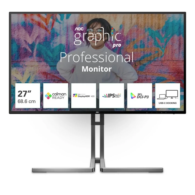 Monitor AOC U27U3CV 4K Ultra HD 27" 60 Hz