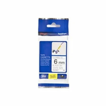 Original Ink Cartridge Brother TZe-FX211 6 mm Black...