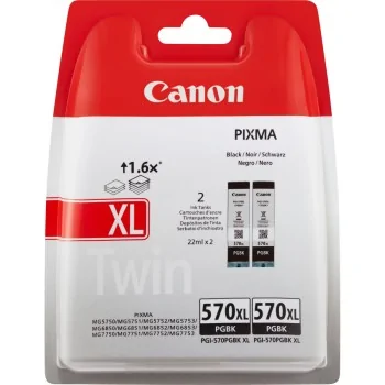 Original Ink Cartridge Canon PGI-570PGBK XL Twin Black