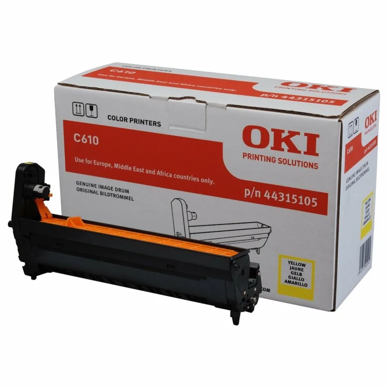 Printer drum OKI 44315105 Yellow Black