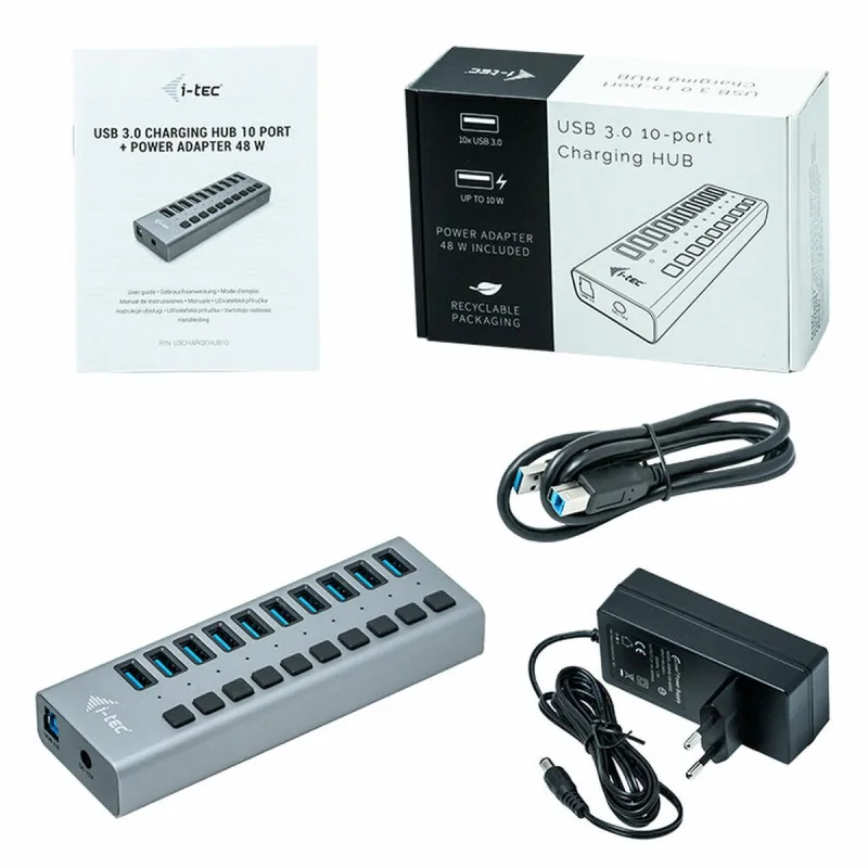 USB Hub i-Tec U3CHARGEHUB10 