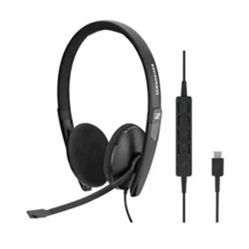 Headphones with Microphone Sennheiser 1000915 Black