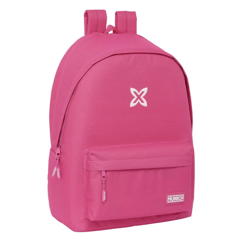 Laptop Backpack Munich Basic Fuchsia 31 x 44 x 18 cm