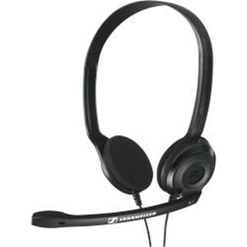 Headphones with Microphone Sennheiser Pc 3 Chat Black