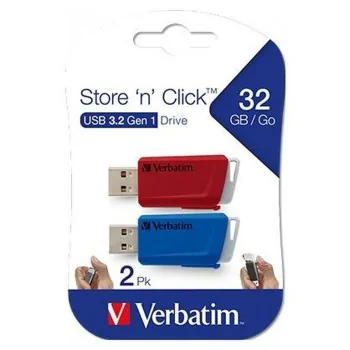 Pendrive Verbatim Store 'n' Click 2 Pieces Blue...