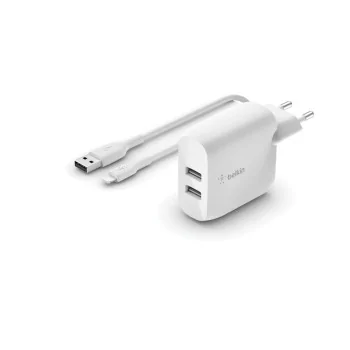 Wall Charger + MFI Certified Lightning Cable Belkin...