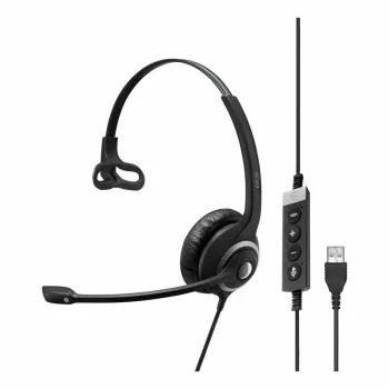 Headphones with Microphone Epos 1000578 Black