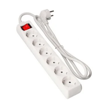 Power Socket - 6 Sockets with Switch EDM 41012 Schuko...