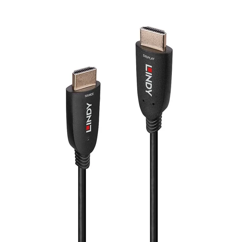 HDMI Cable LINDY OPTIC HYBRID Black