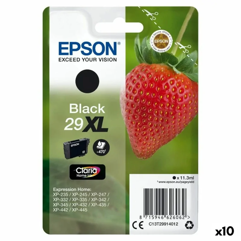 Original Ink Cartridge Epson 29 XL Black (10 Units)