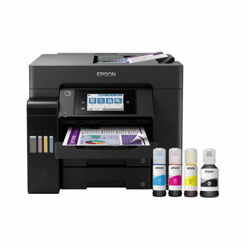 Multifunction Printer Epson EcoTank ET-5850 25 ppm WiFi Black