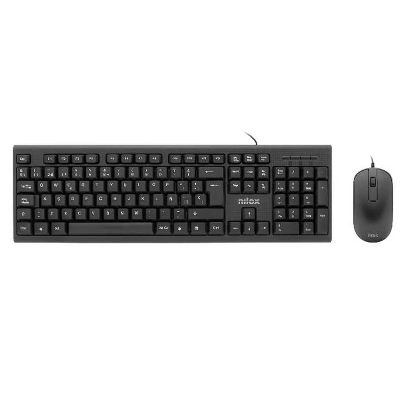 Keyboard and Mouse Nilox NXKME000005