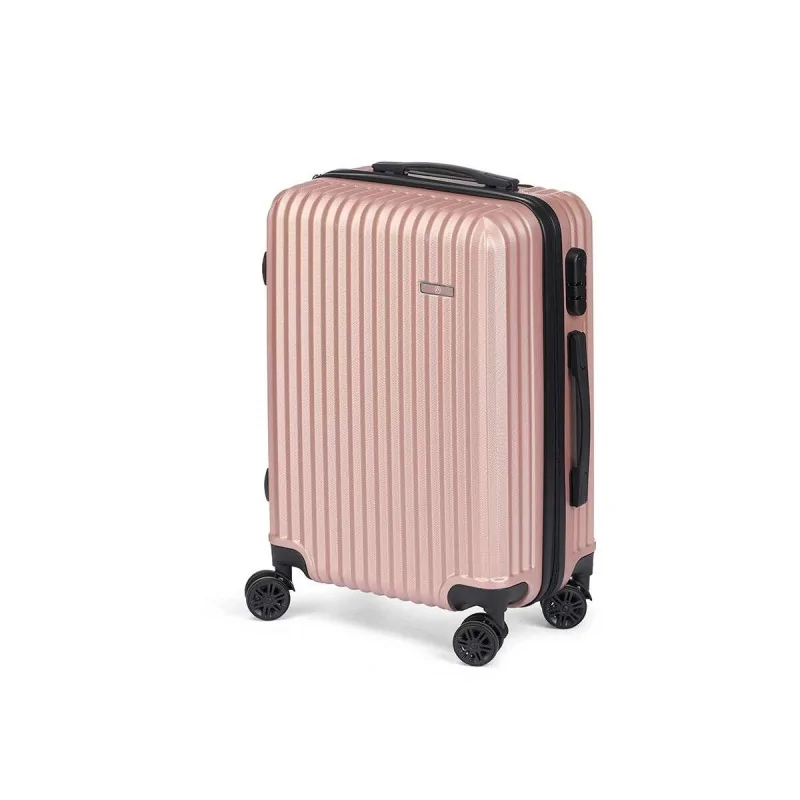 Cabin suitcase Pink 38 x 57 x 23 cm Stripes