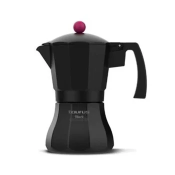 Italian Coffee Pot Taurus KCP90012I 12T Black Stainless...