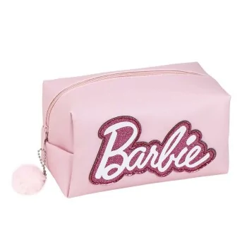 Travel Vanity Case Barbie Light Pink 100 % Polyurethane...