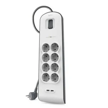 Power Socket 8 Sockets with Switch Belkin BSV804VF2M USB...