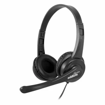 Headphone with Microphone NGS VOX 505 32 Ohm Black