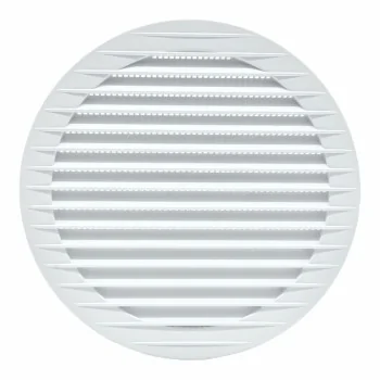 Ventilation grille EDM 87721 White Ø 15 cm