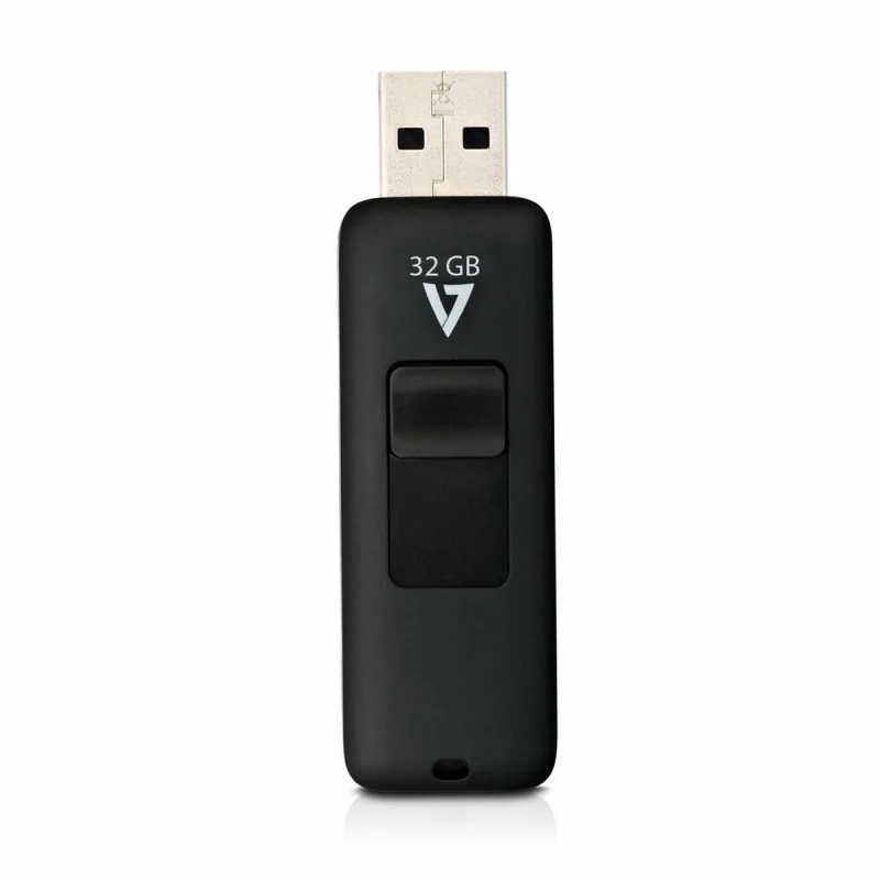 Micro SD Memory Card with Adaptor V7 VF232GAR-3E 32 GB Black