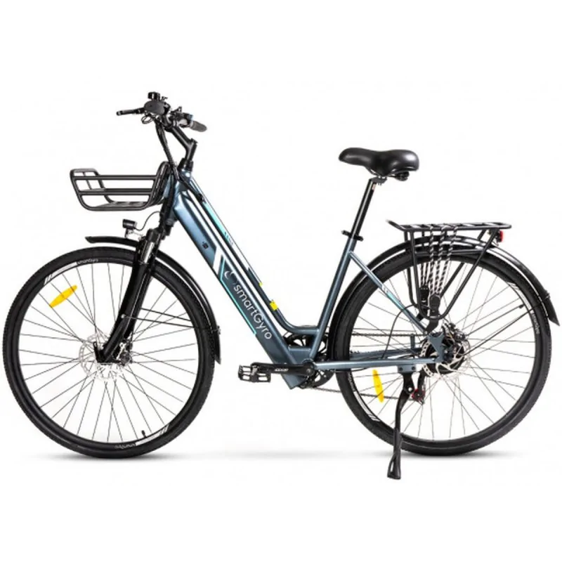 Electric Bike Smartgyro SUNSET 250 W 10000 mAh 27,5" Grey Titanium